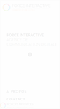 Mobile Screenshot of force-interactive.com